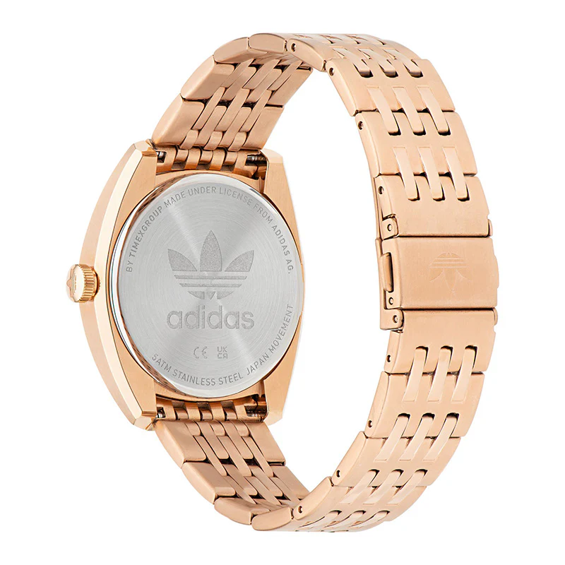 Adidas Originals Edition One Unisex Rose Gold Black Watch - Image 3