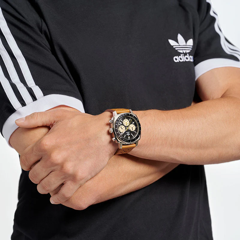 Adidas Originals Master Originals One Chrono Unisex Black Watch - Image 6
