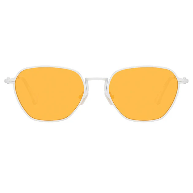 Alessandra Rich x Linda Farrow Orange Women’s Sunglasses - Image 3
