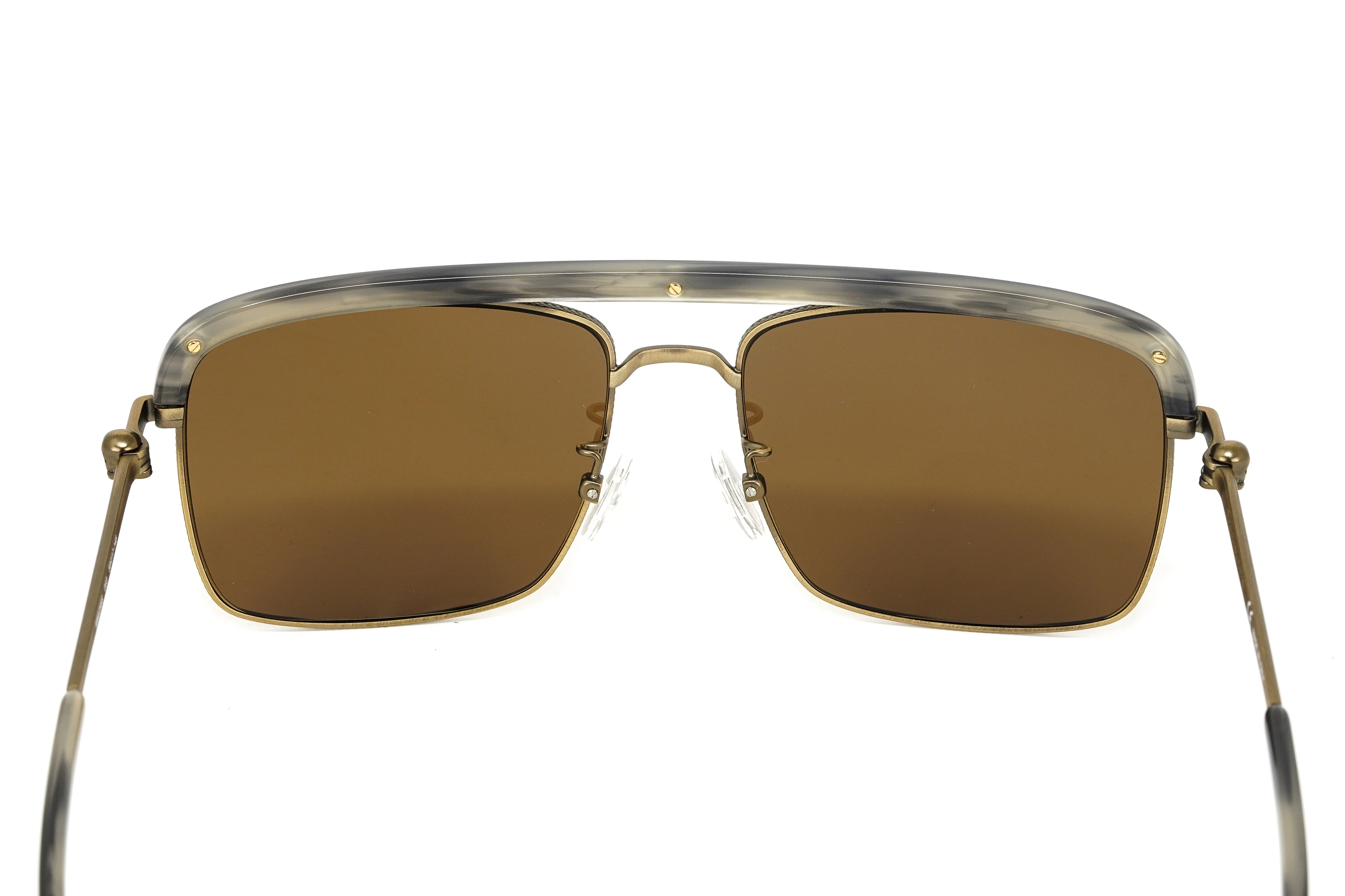 Alexander McQueen Men's Sunglasses Browline Bronze - Image 8