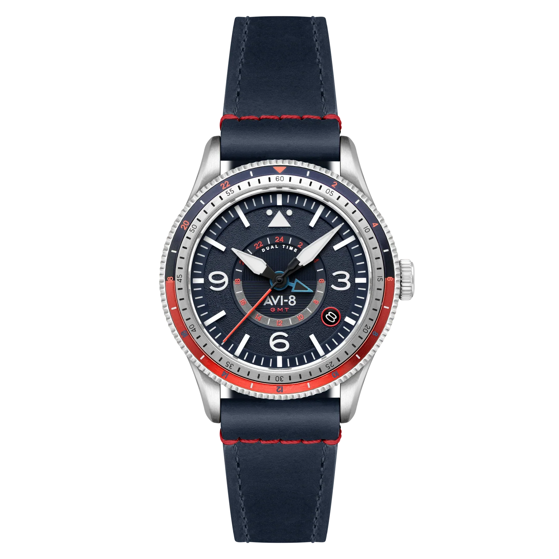 AVI-8 Airmaster GMT Men's Blue Automatic Watch