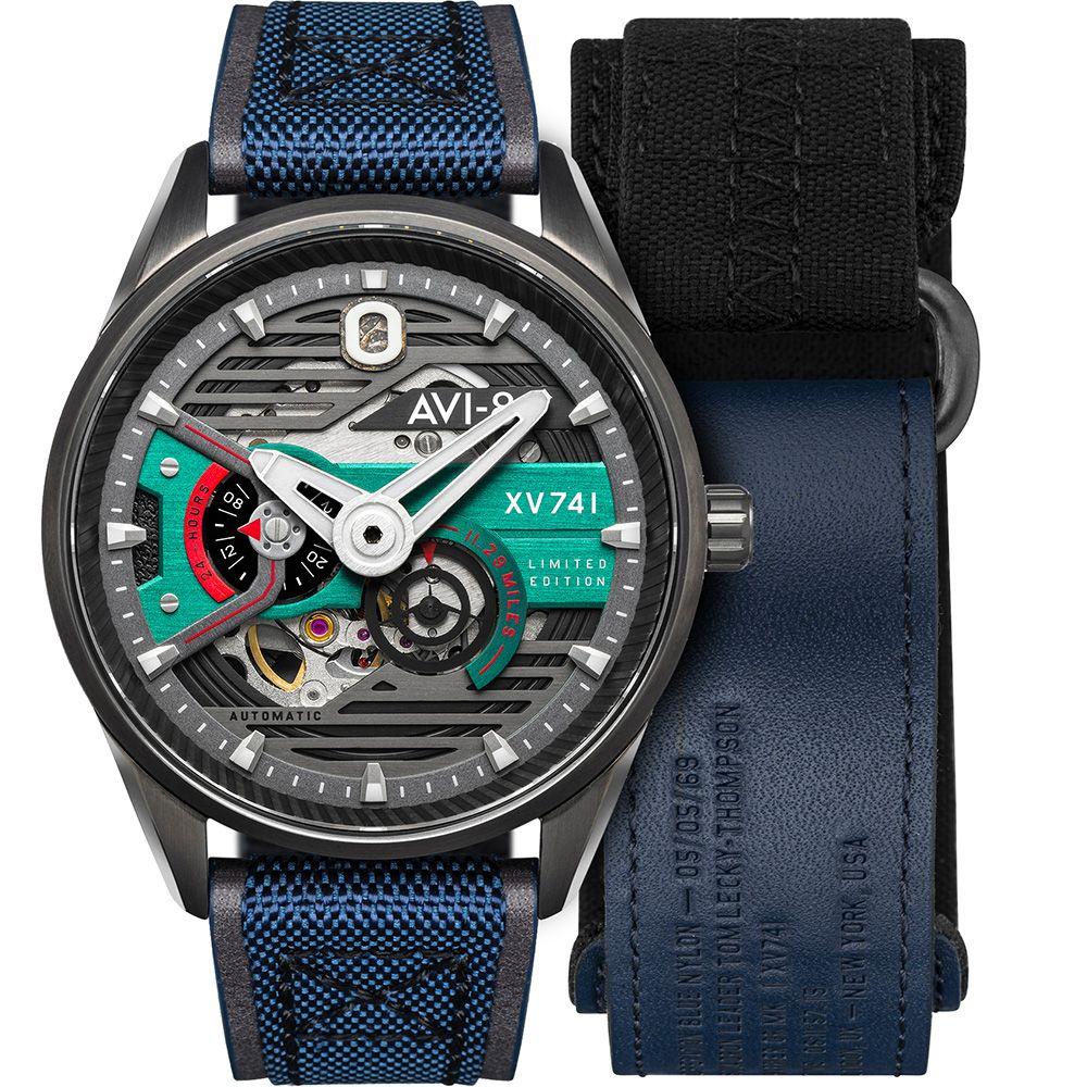AVI-8 Men's Blue Hawker Harrier Automatic Watch