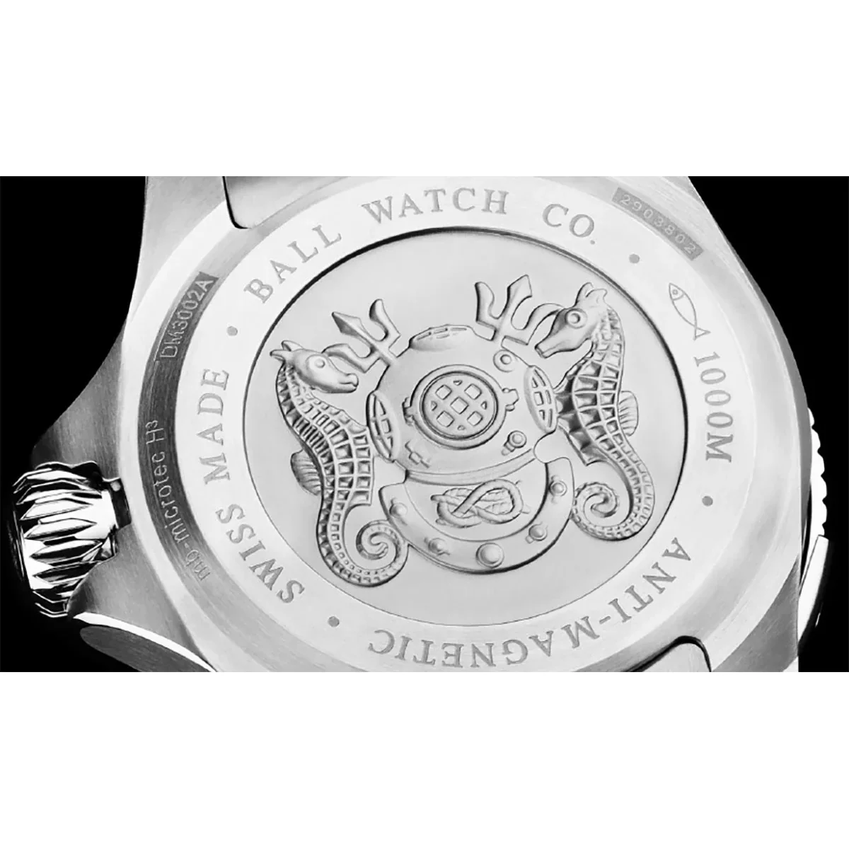 Ball Engineer Hydrocarbon DeepQUEST Ceramic Men's Black Watch - Image 3