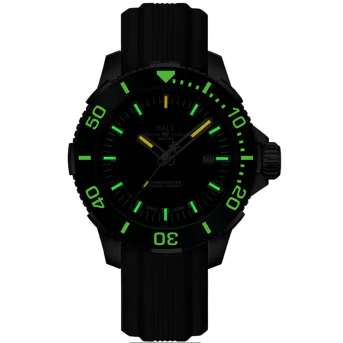 Ball Engineer Hydrocarbon DeepQUEST Ceramic Men's Green Watch - Image 2