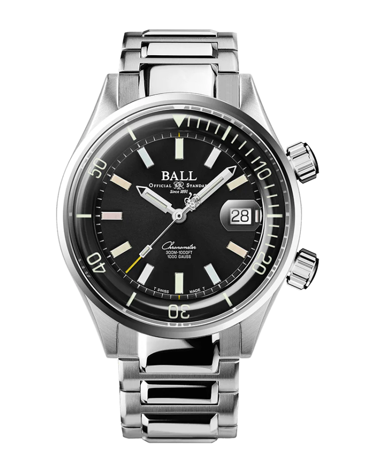 Ball Men's Watch Engineer Master II Diver Chronometer Black