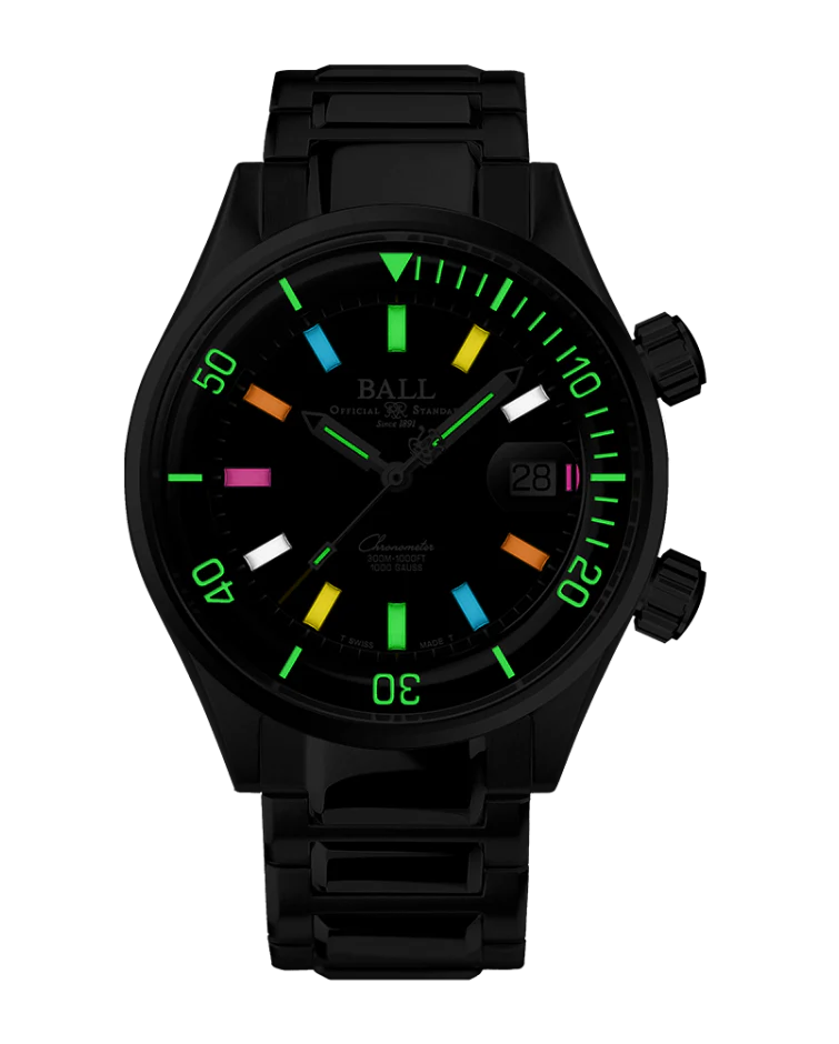 Ball Men's Watch Engineer Master II Diver Chronometer Black - Image 2