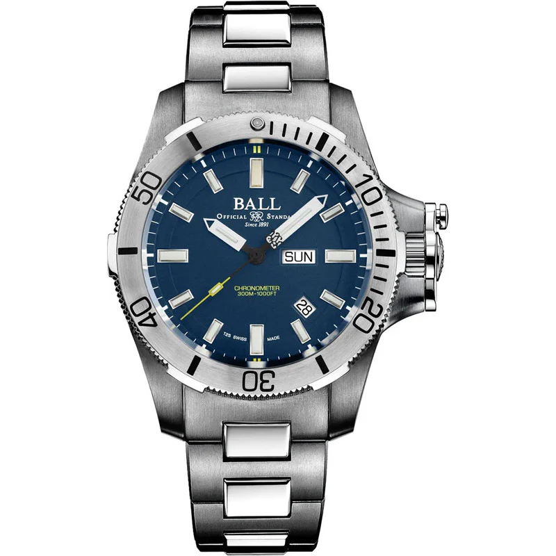 Ball Men's Watch Submarine Warfare Limited Edition Blue