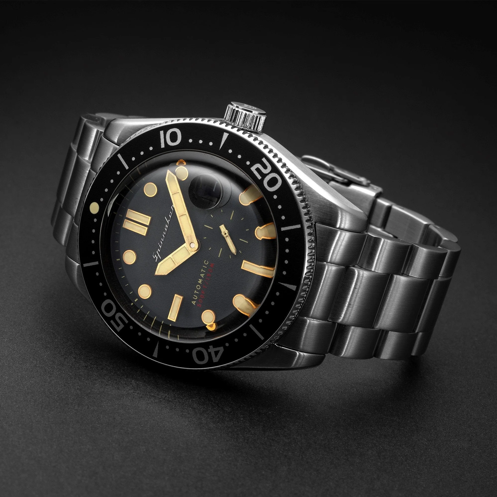 Spinnaker Men's Black Croft Watch - Image 4