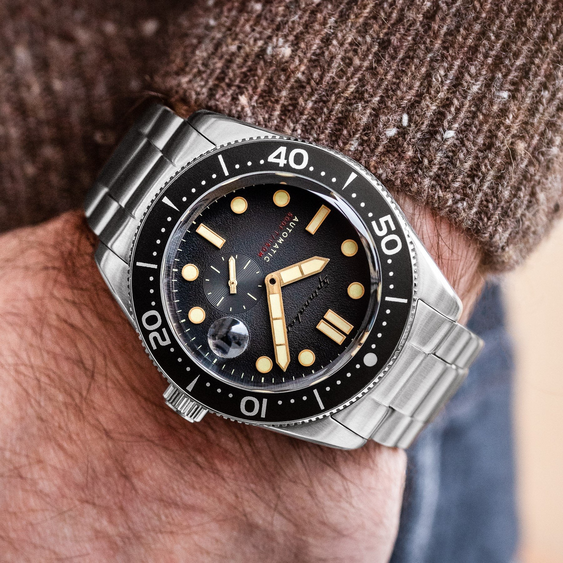 Spinnaker Men's Black Croft Watch - Image 5