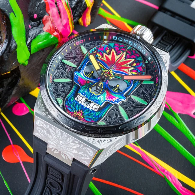 Bomberg Bolt-68 Neo Tulum Skull Men's Black Watch - Image 2