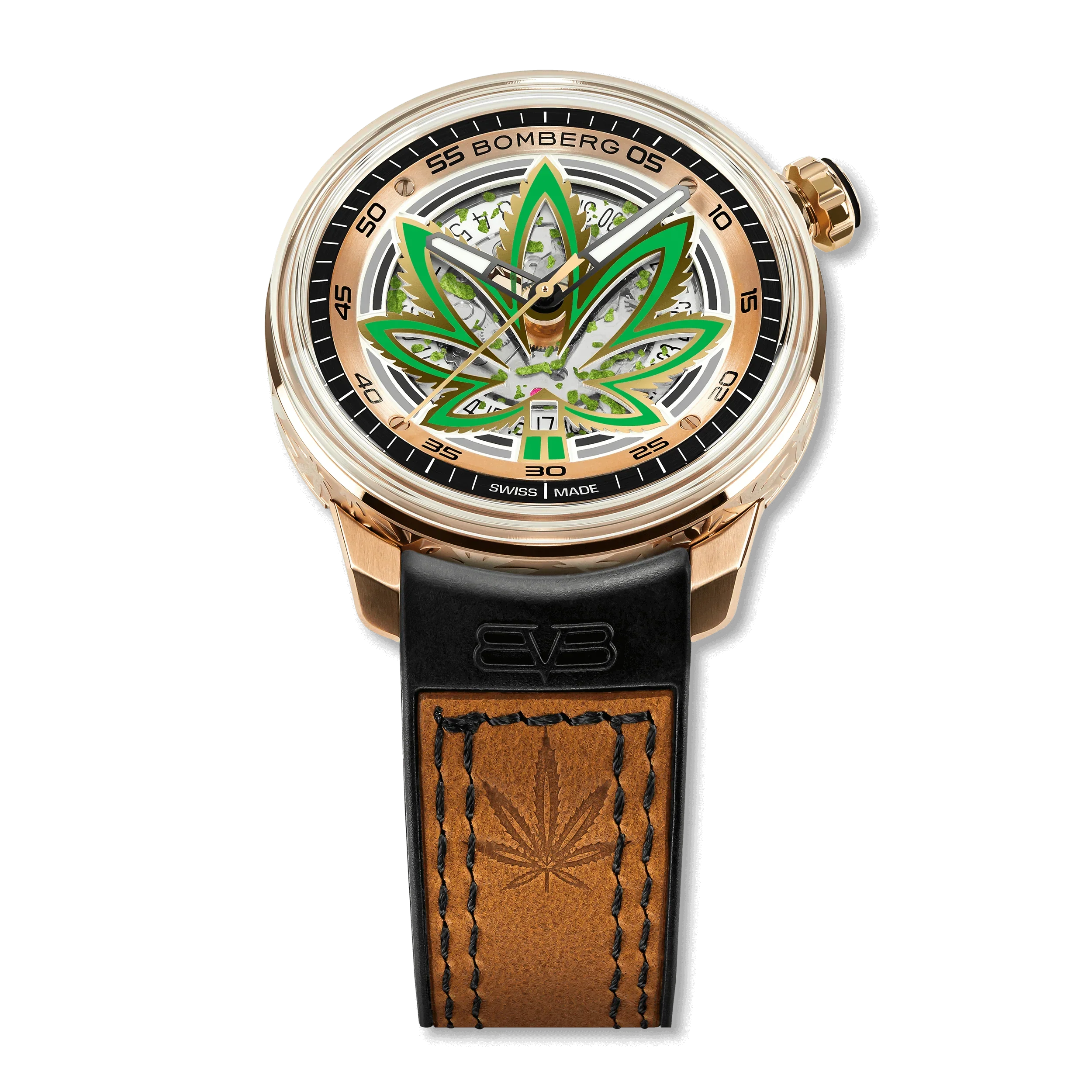 Bomberg CBD Golden Limited Edition BB-01 Automatic Men's Watch - Image 2