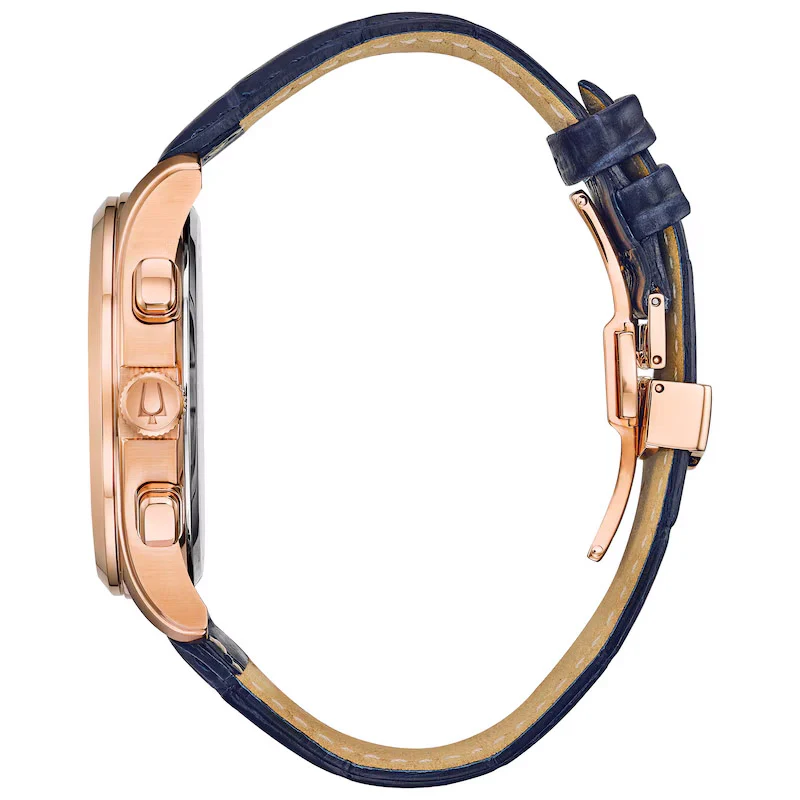 Bulova Wilton Men's Blue Watch - Image 3