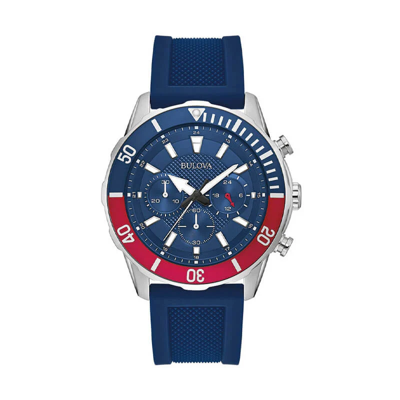 Bulova Exclusive Men's Blue Watch - Image 2