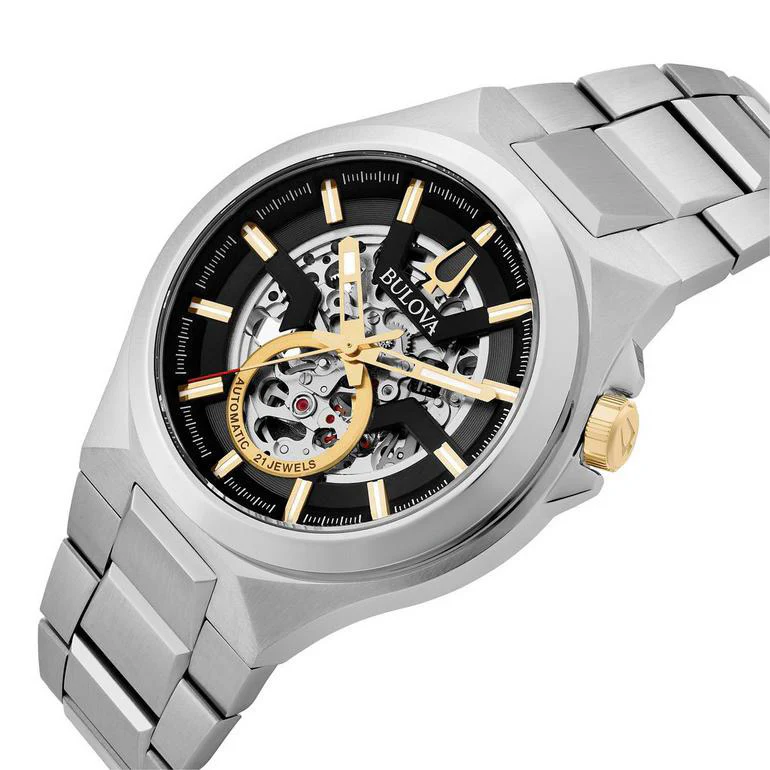 Bulova Maquina Men's Black Watch - Image 2