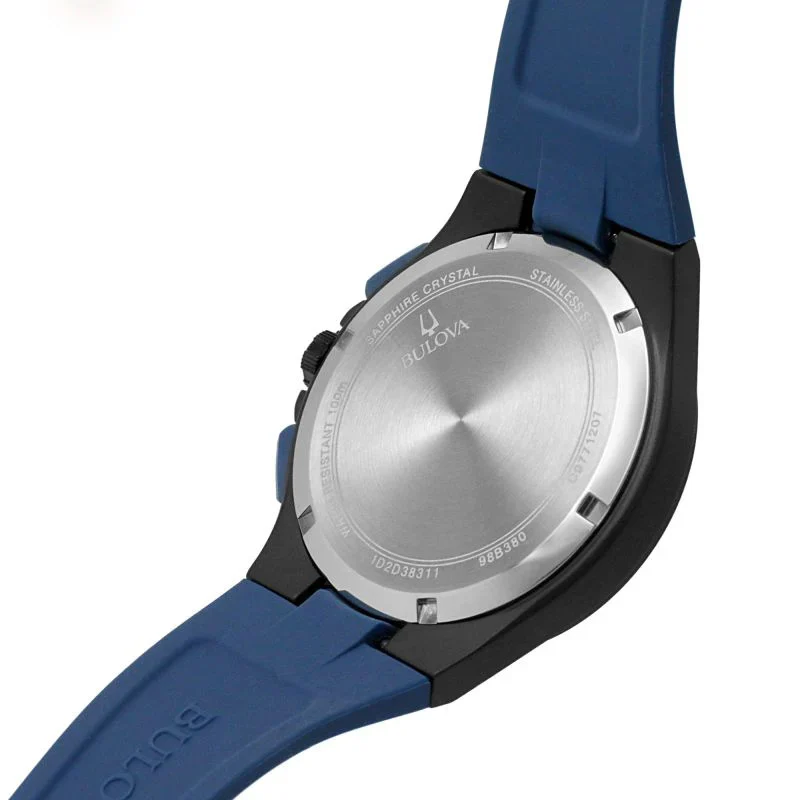 Bulova Maquina Men's Black Watch - Image 5