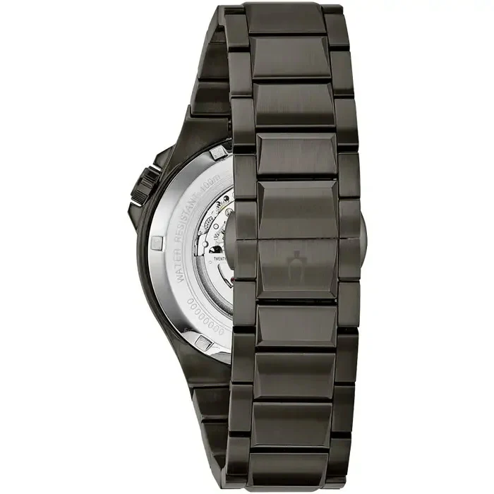 Bulova Maquina Men's Silver Watch - Image 3