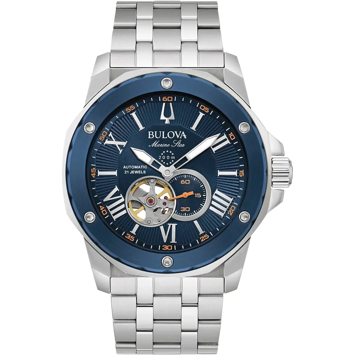 Bulova Marine Star Auto Men's Blue Watch