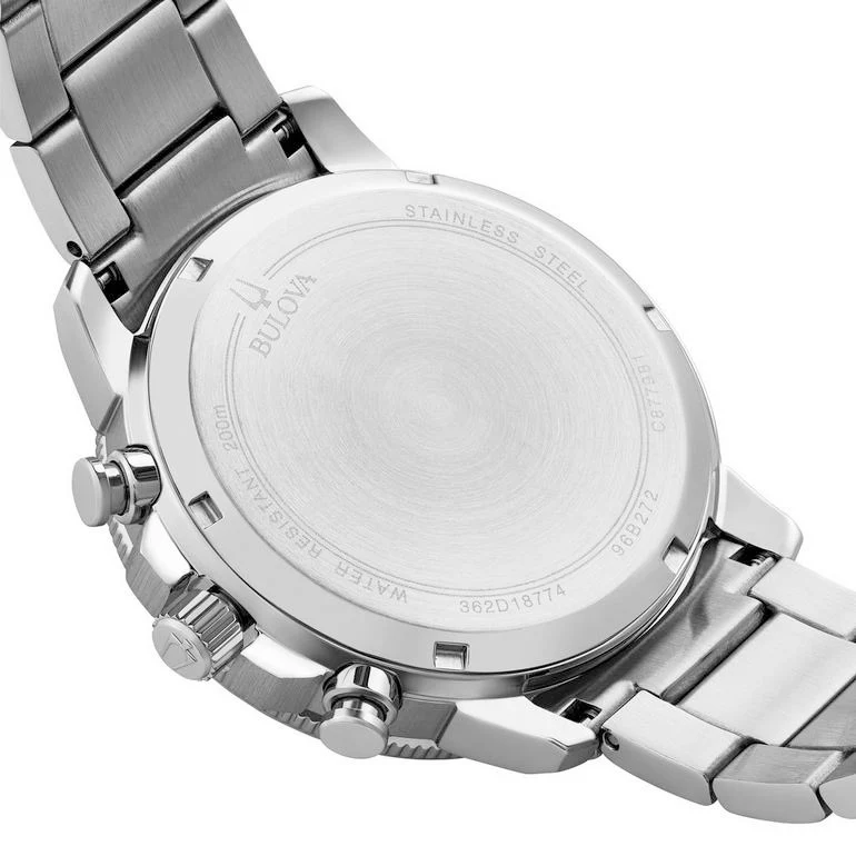 Bulova Marine Star Men's Black Watch - Image 4