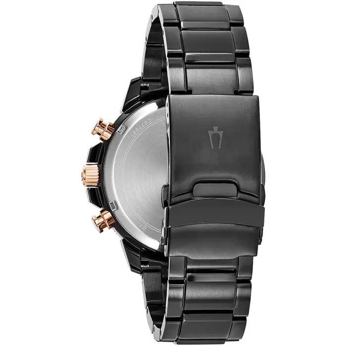 Bulova Marine Star Men's Black Watch - Image 3