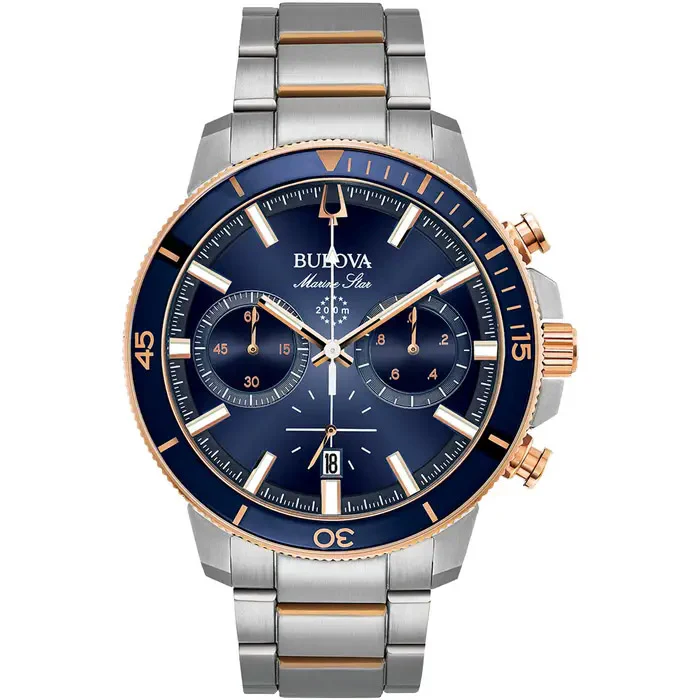 Bulova Marine Star Men's Blue Watch