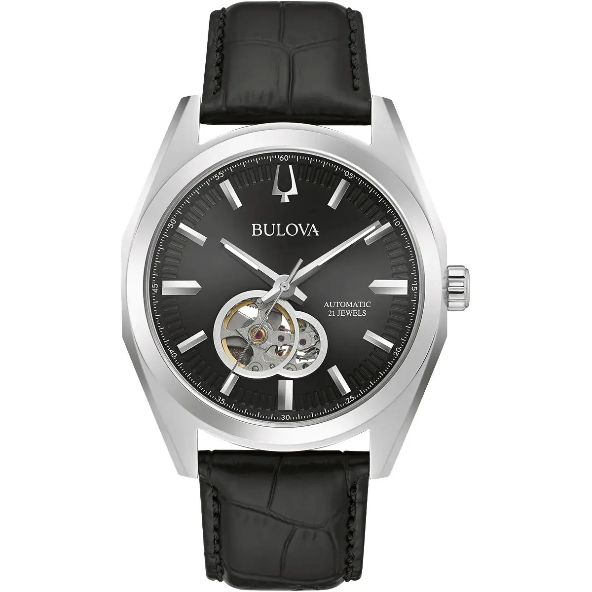 Bulova Surveyor Auto Men's Black Watch