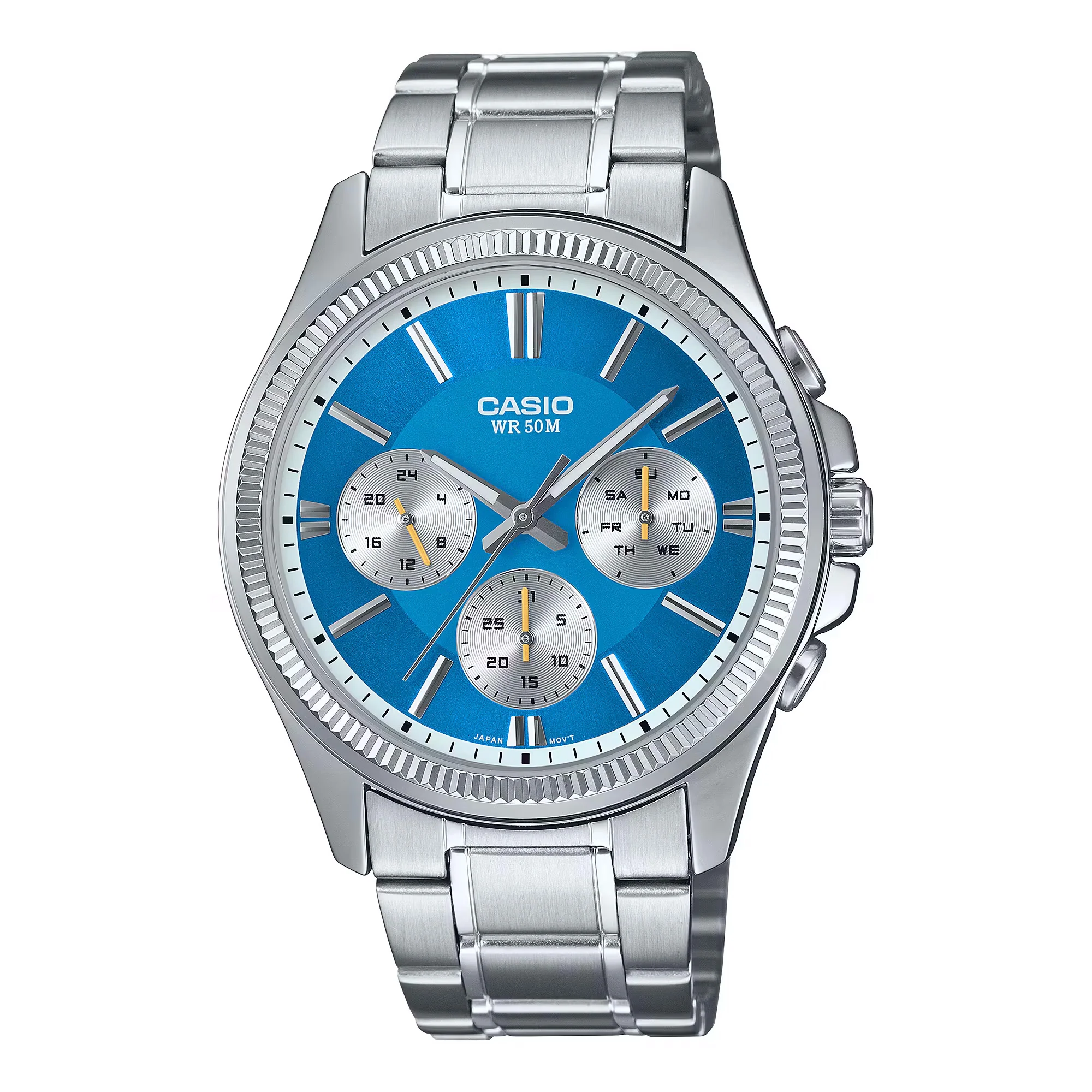 Casio Chrono Men's Blue Analogue Watch