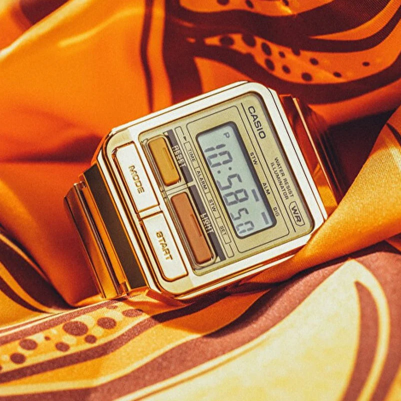 Casio Classic Vintage Unisex Gold Watch - Image 2