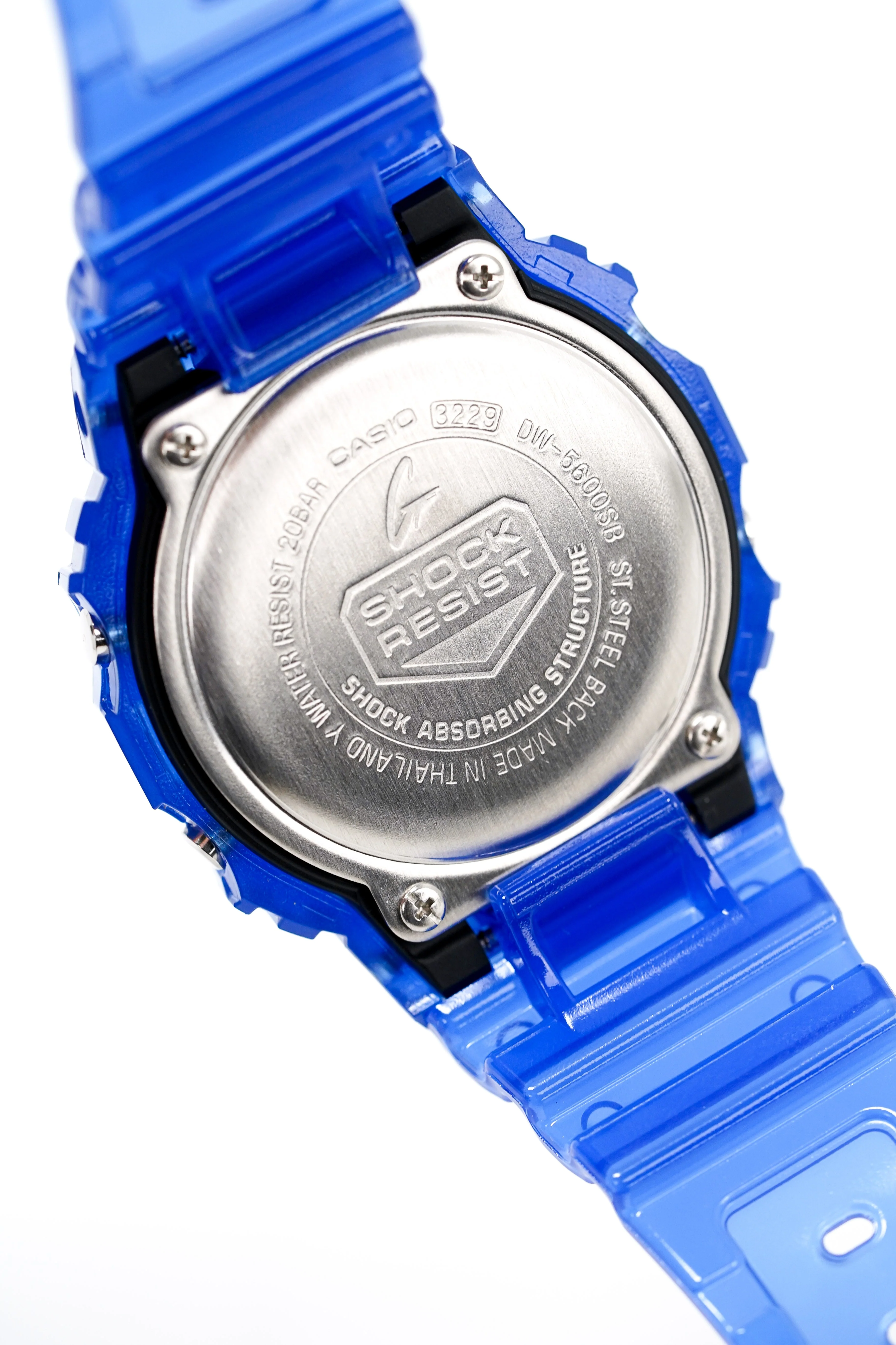 Casio G-Shock Watch Translucent Blue - Image 2