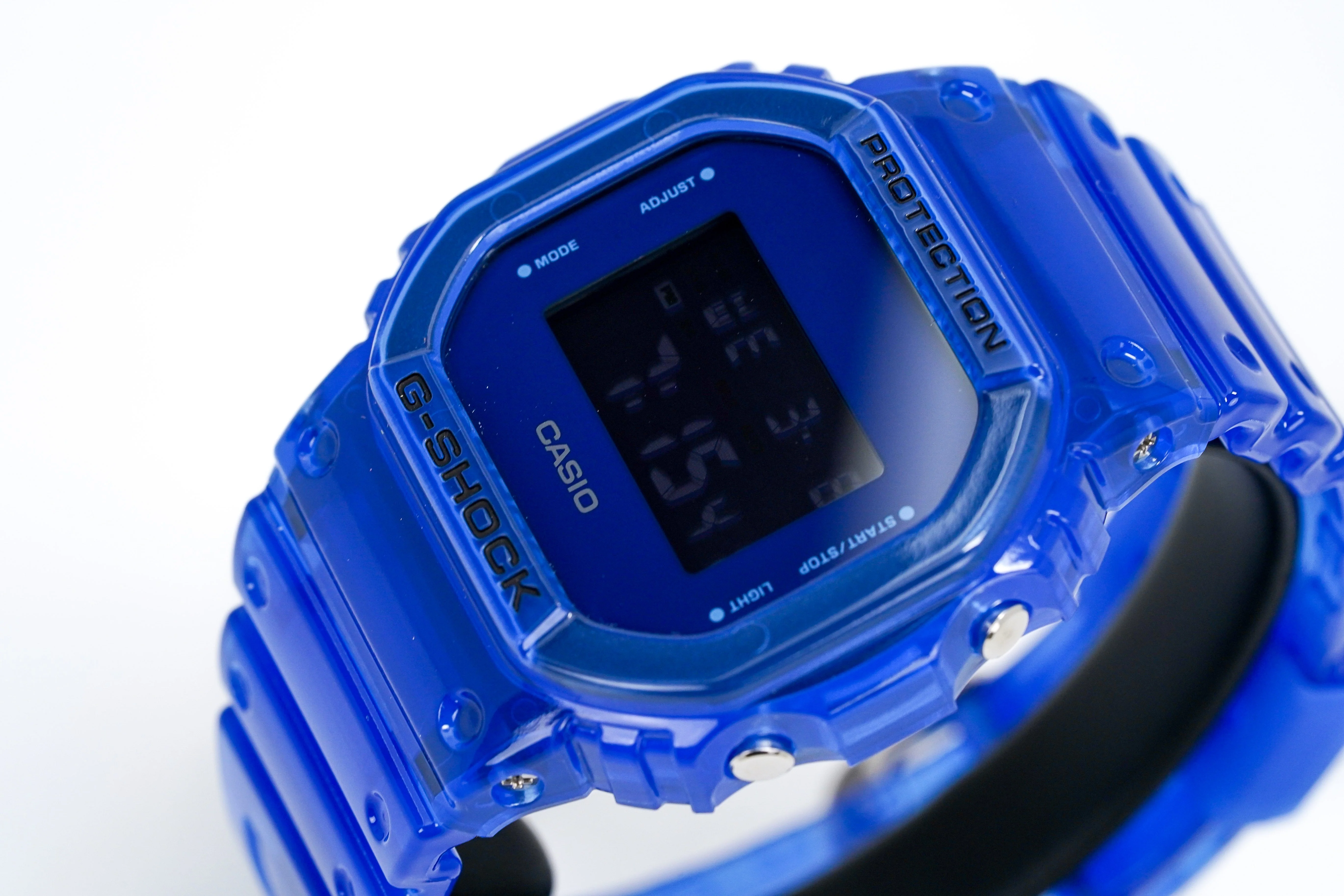 Casio G-Shock Watch Translucent Blue - Image 3