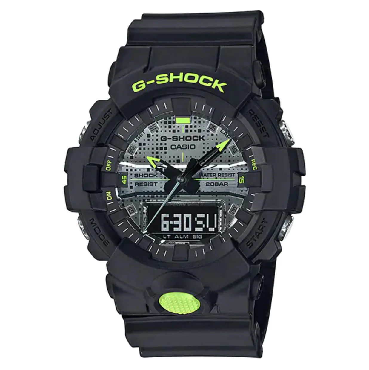Casio G-Shock Watch Black/Neon Digital Camo