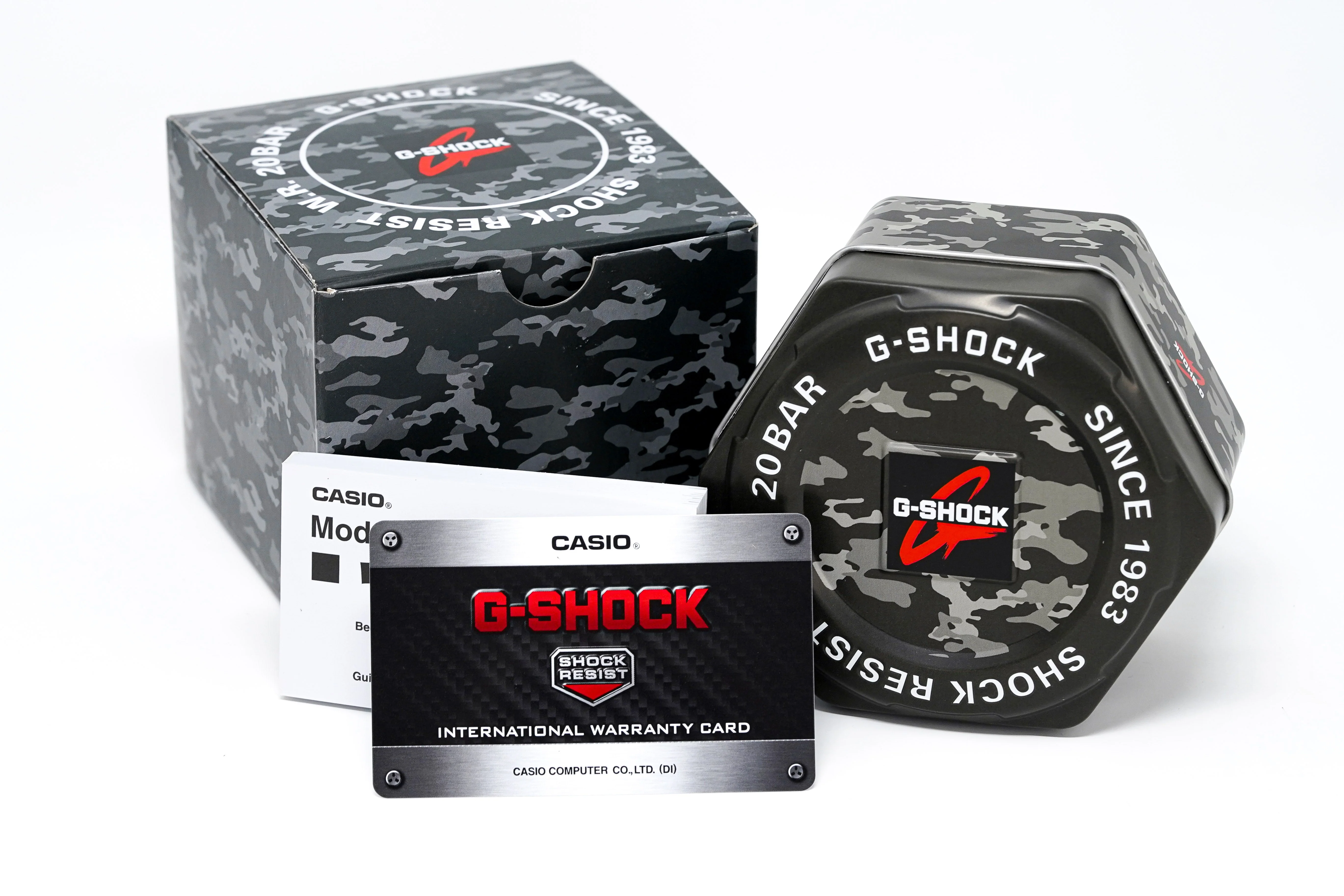 Casio G-Shock Watch Men's Black Camo - Image 6