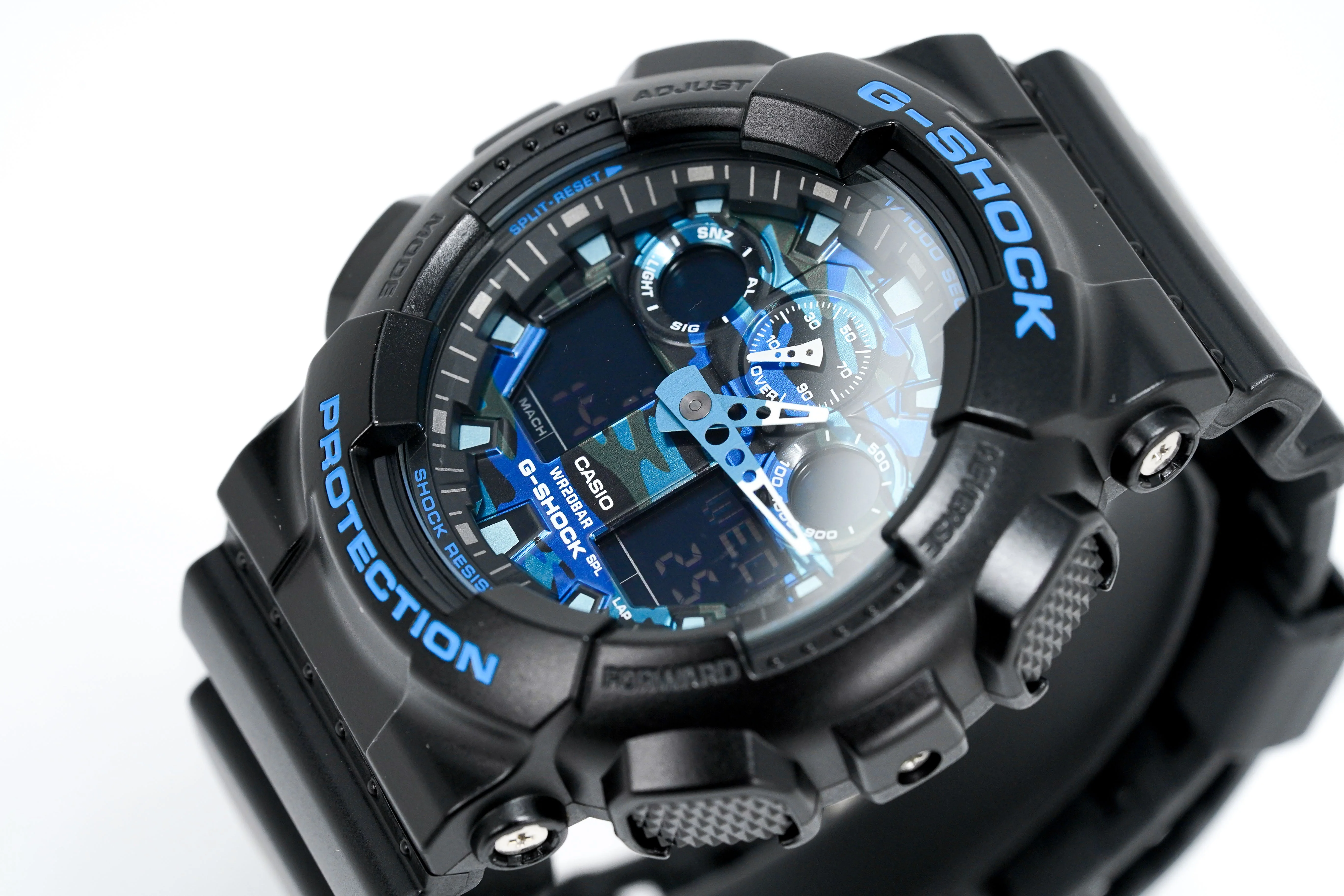 Casio G-Shock Watch Men's Blue Camo - Image 3