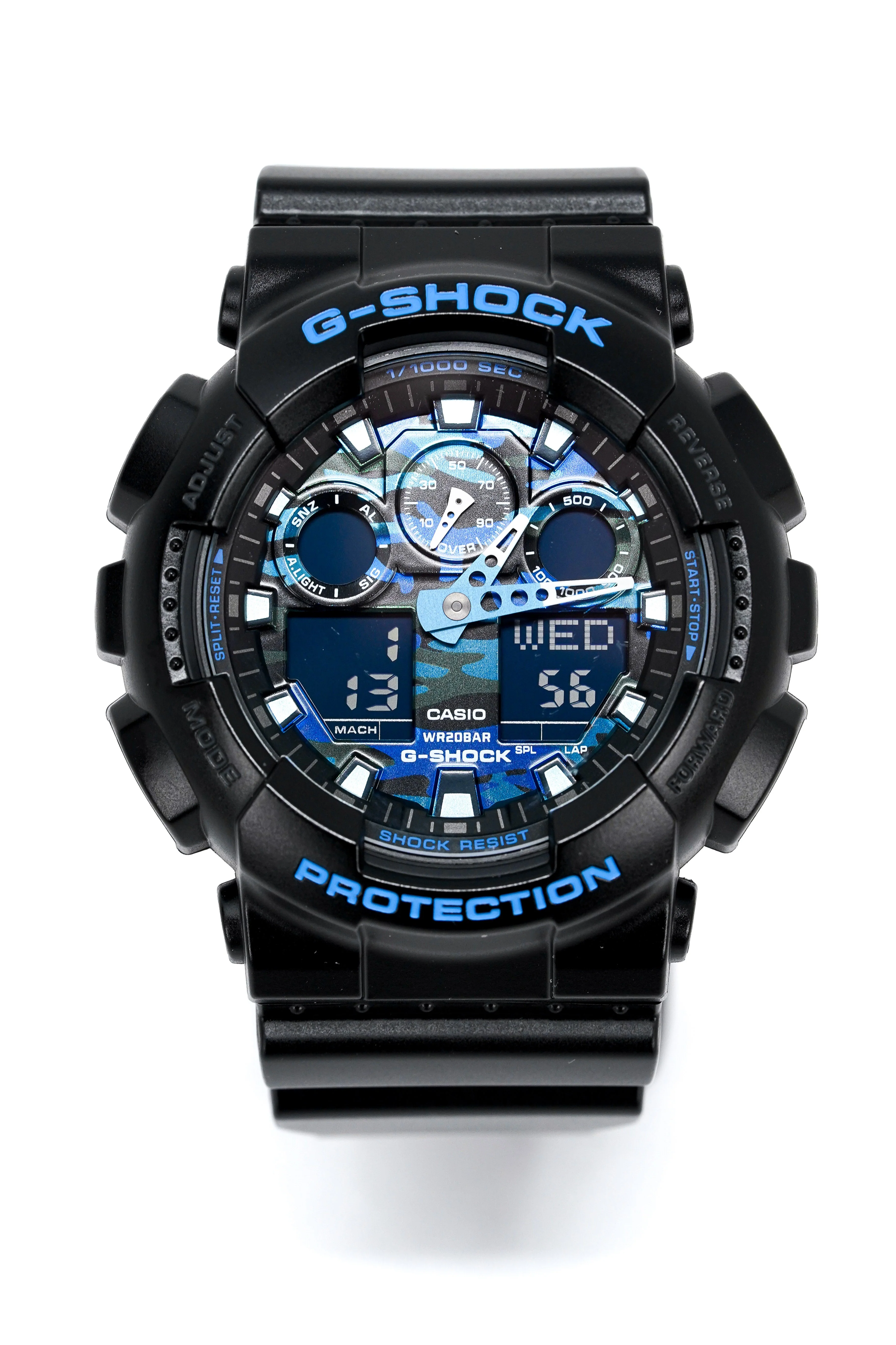 Casio G-Shock Watch Men's Blue Camo - Image 4