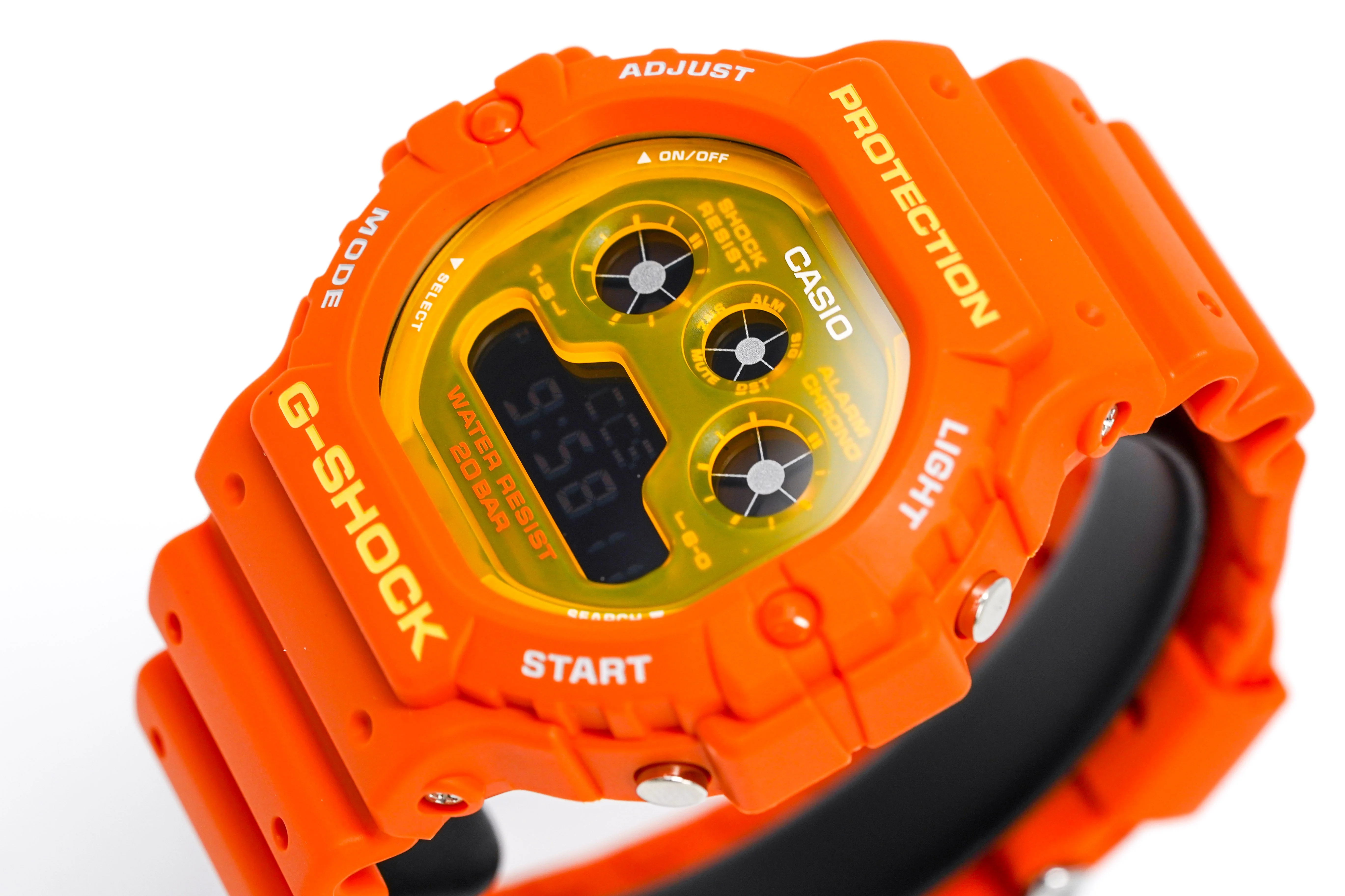 Casio G-Shock Watch Men's Shock Tech Orange - Image 3