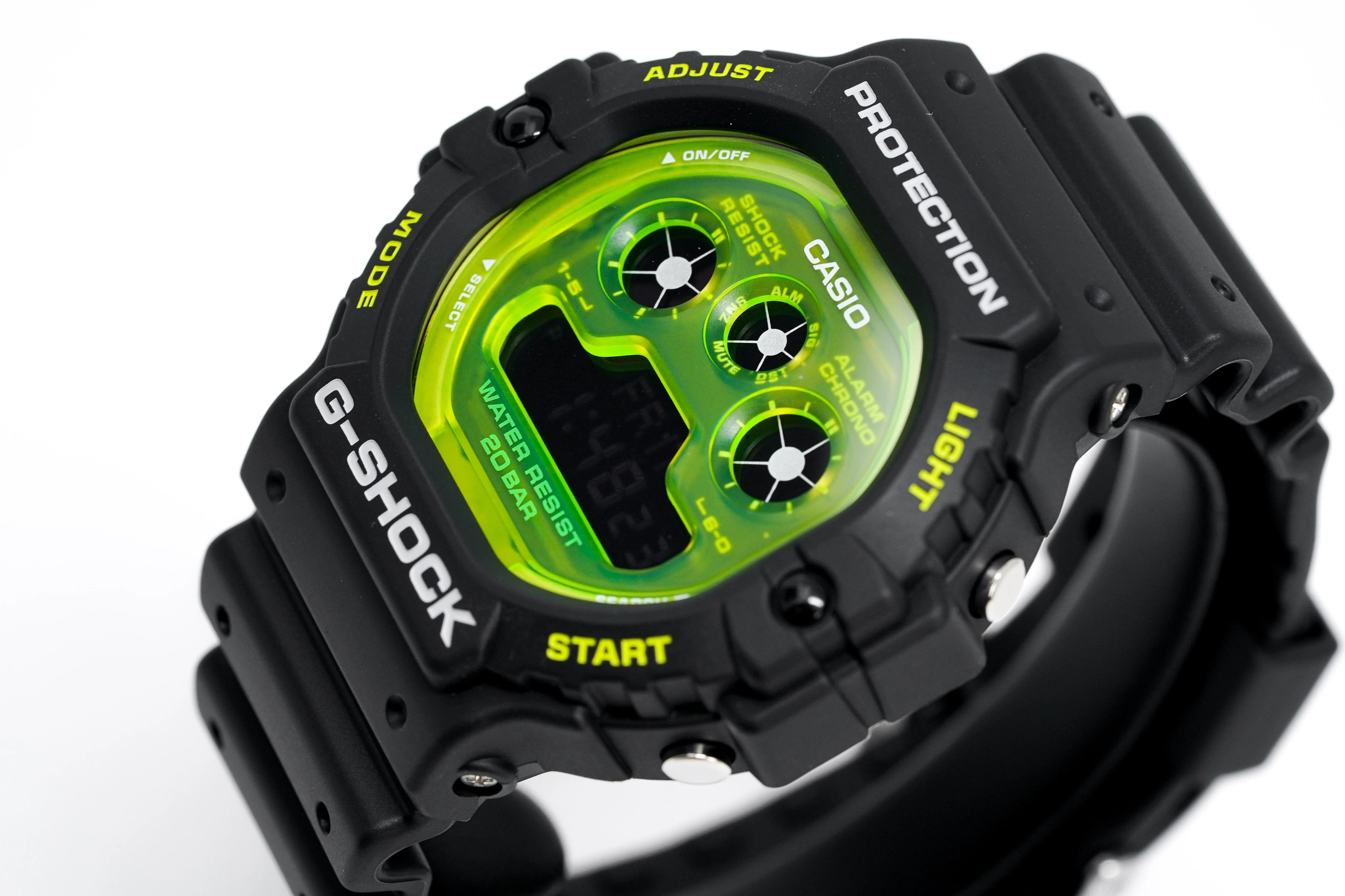Casio G-Shock Watch Men's Shock Tech Skeleton Black/Green - Image 3