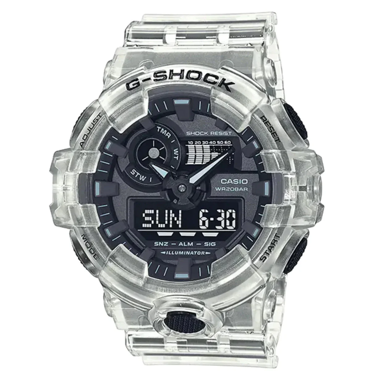 Casio G-Shock Watch Skeleton Series Clear/Black