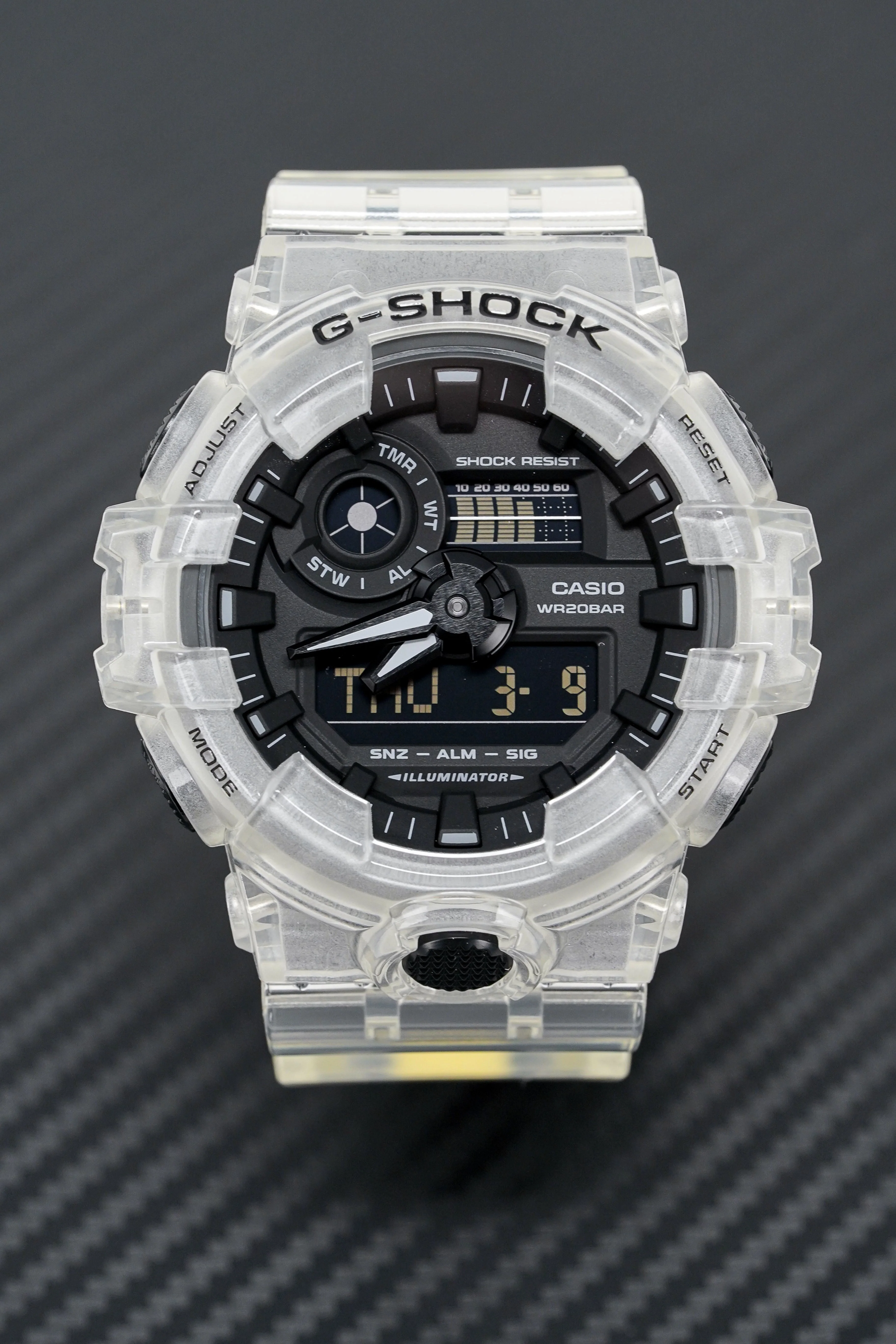 Casio G-Shock Watch Skeleton Series Clear/Black - Image 4