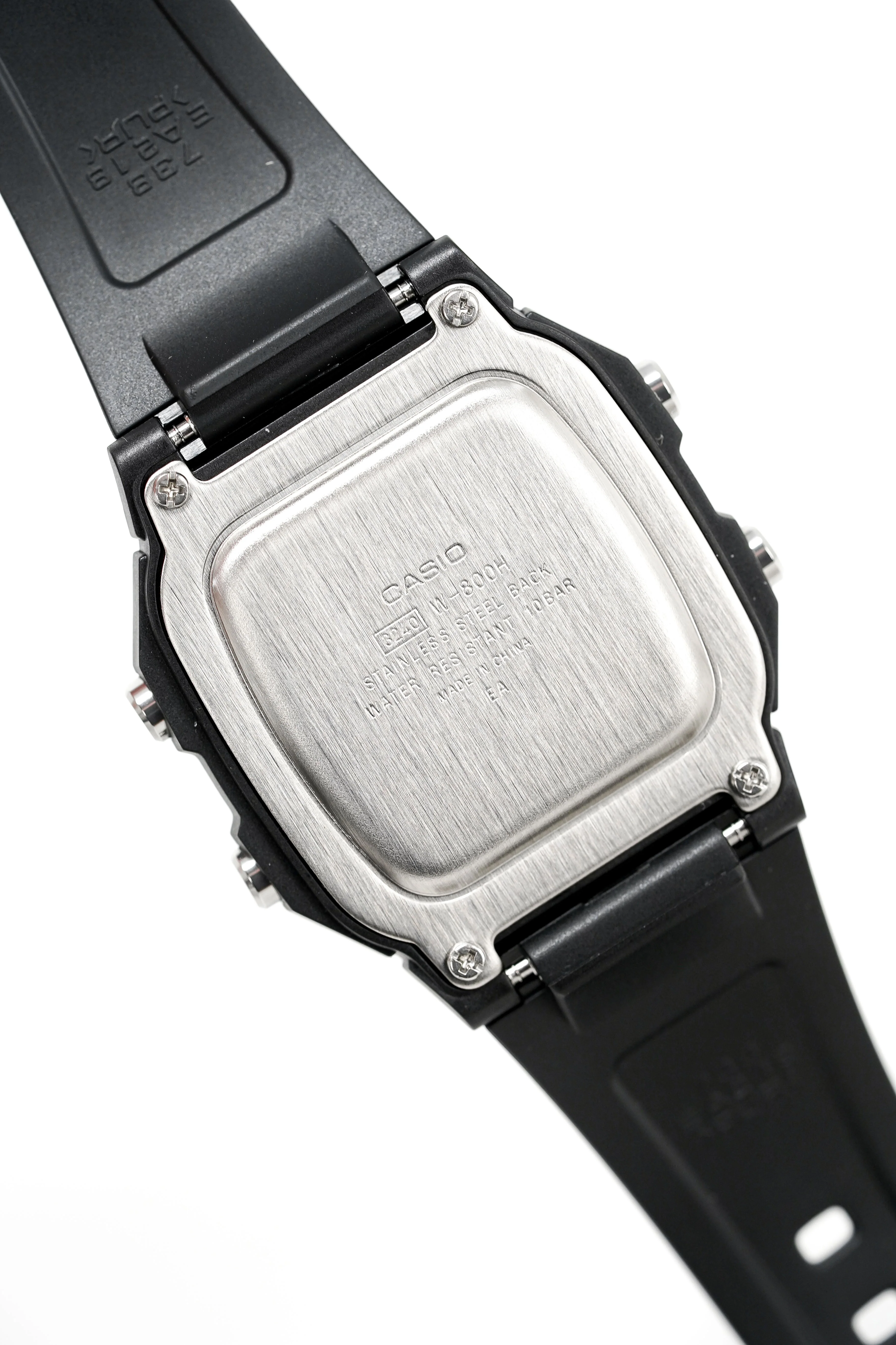 Casio Men's Watch Chronograph Digital Square Black - Image 2