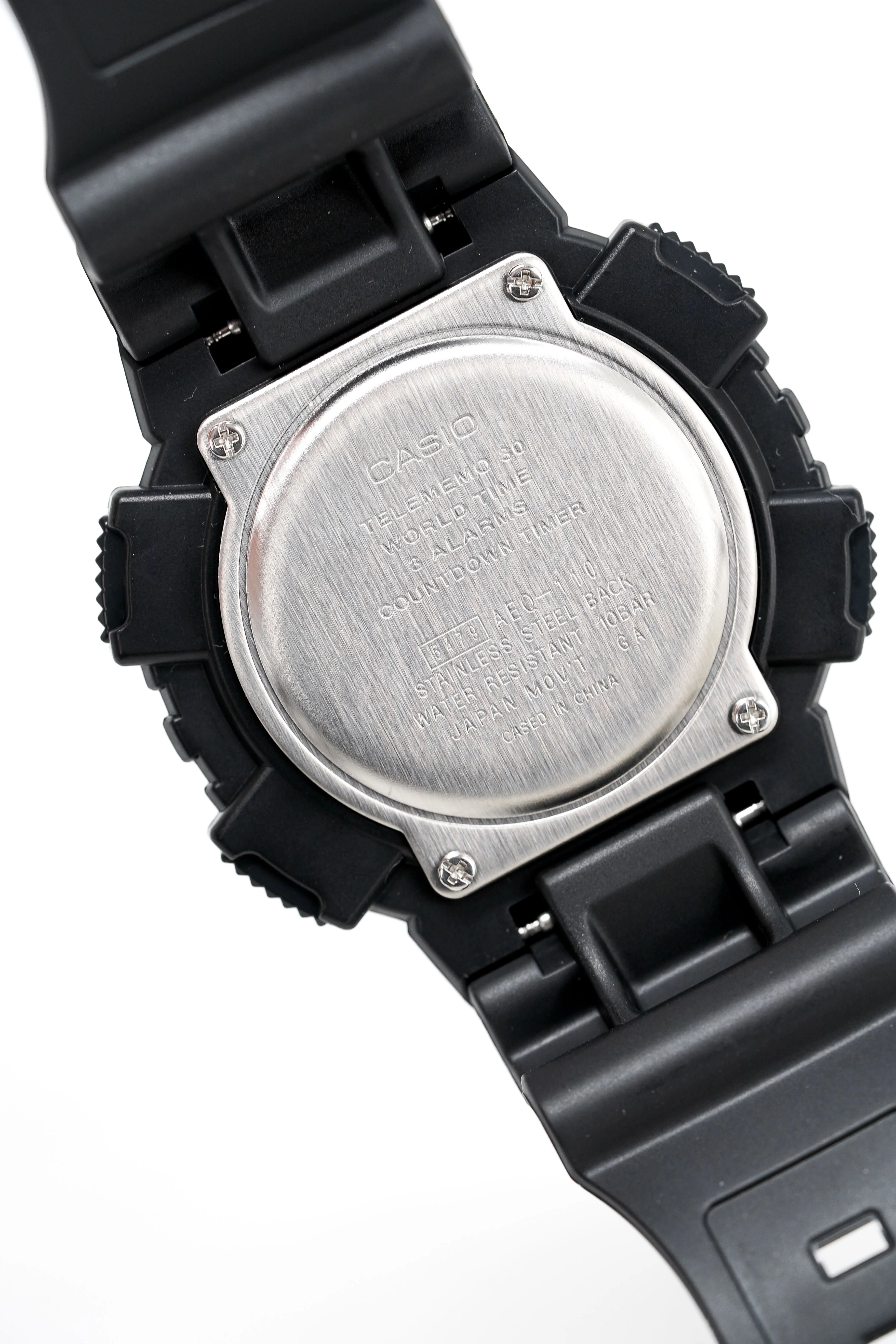 Casio Men's Watch World Time Telememo Gold/Black - Image 2