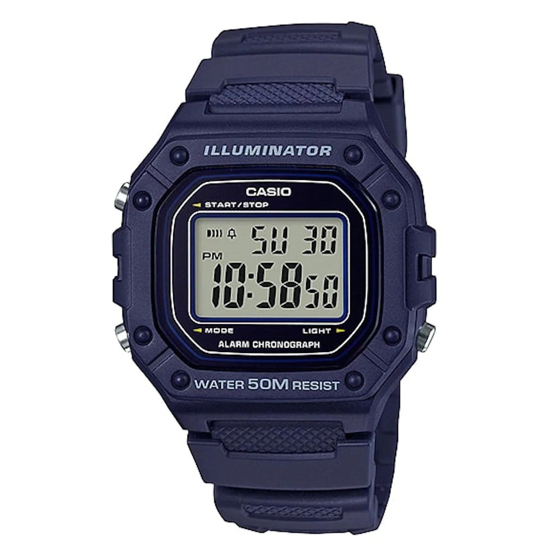 Casio Watch Chronograph Digital Blue