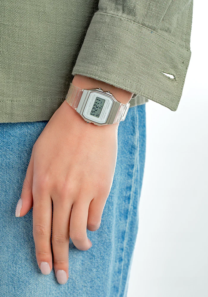 Casio POP Series Unisex White Digital Watch - Image 5