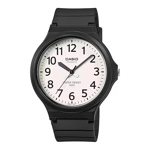Casio Standard Men's White Analogue Watch