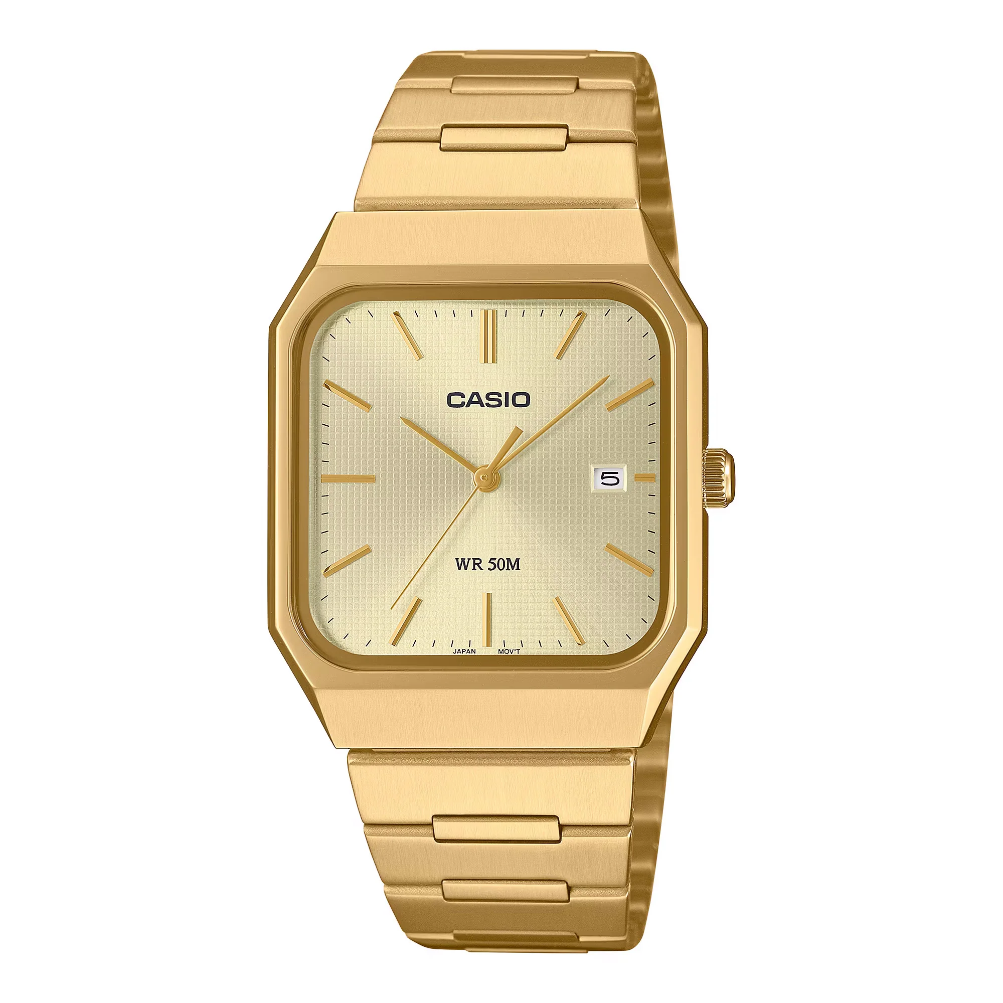 Casio Standard Unisex Gold Quartz Watch