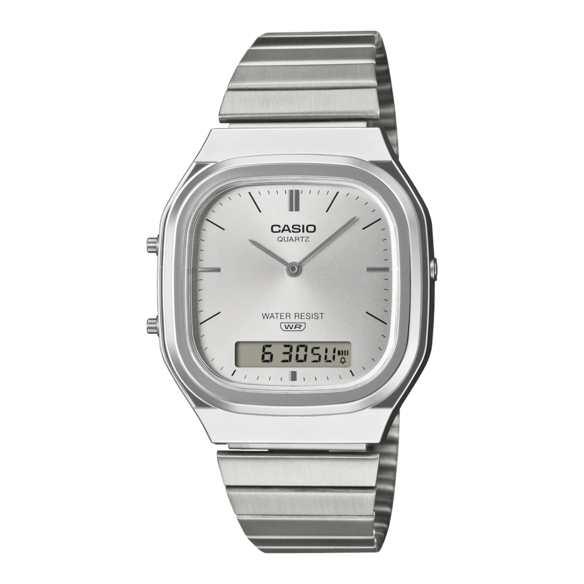 Casio Vintage Analog Digital Unisex Silver Watch