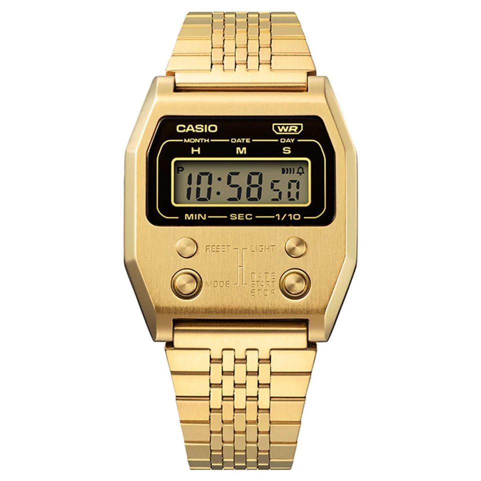 Casio Vintage Unisex Gold Watch