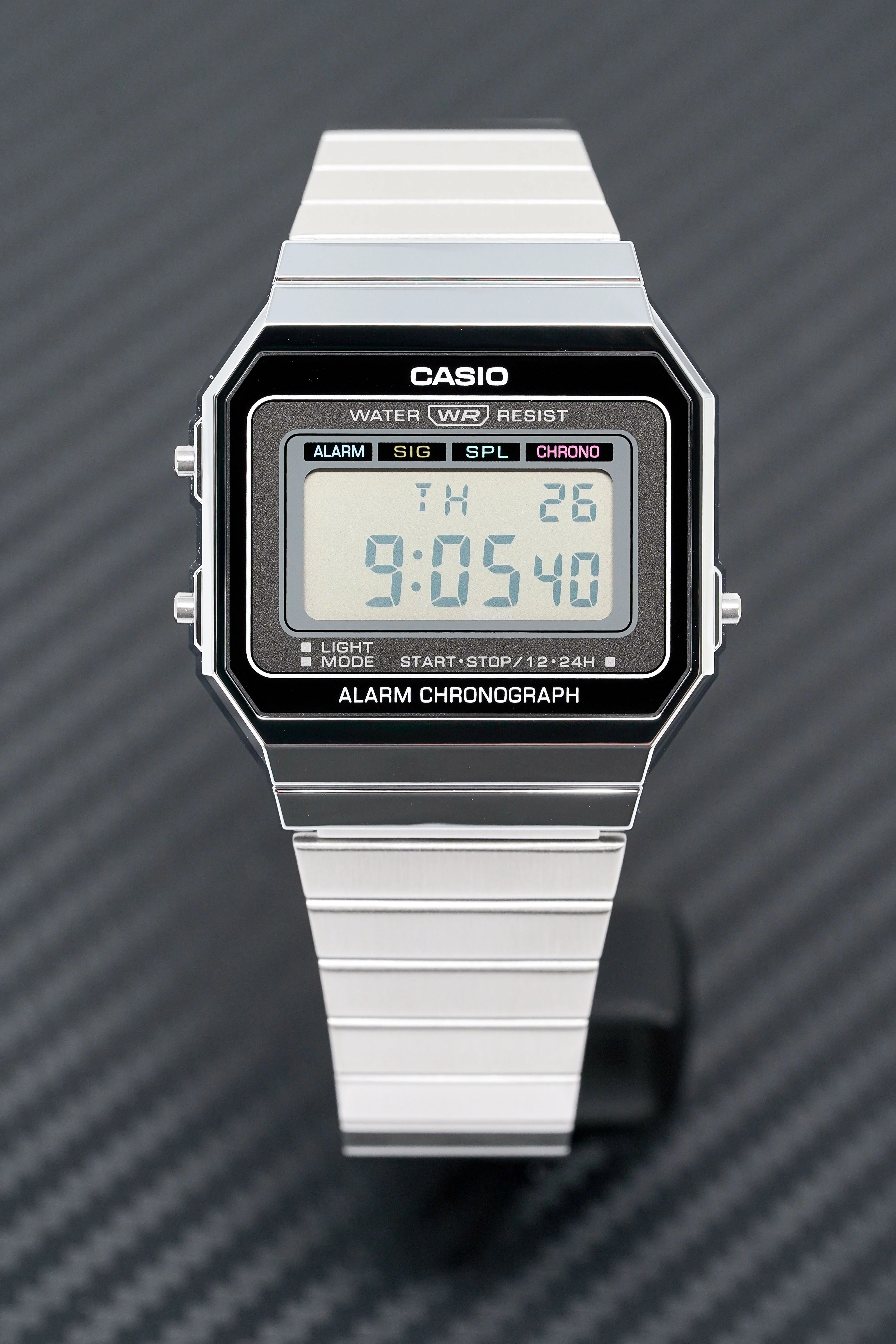 Casio Watch Digital Vintage Classic Flat Link - Image 4