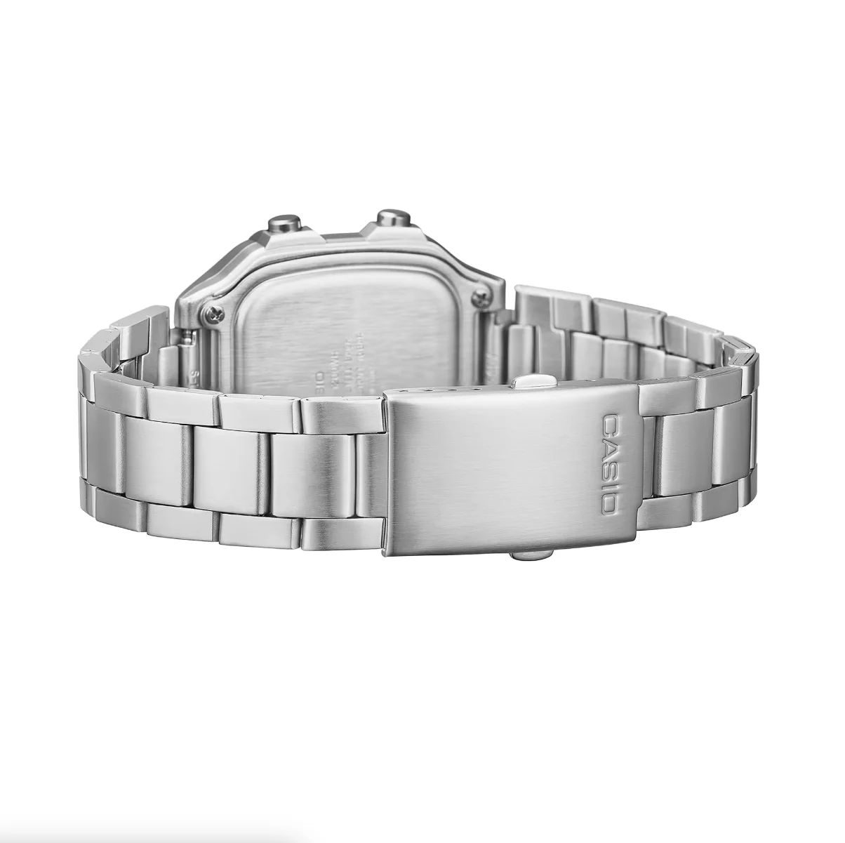 Casio Watch Digital World Time Illuminator Silver - Image 8