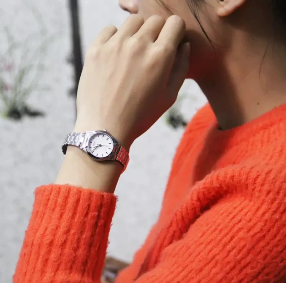Casio White Silver Ladies' Dress Watch - Image 2