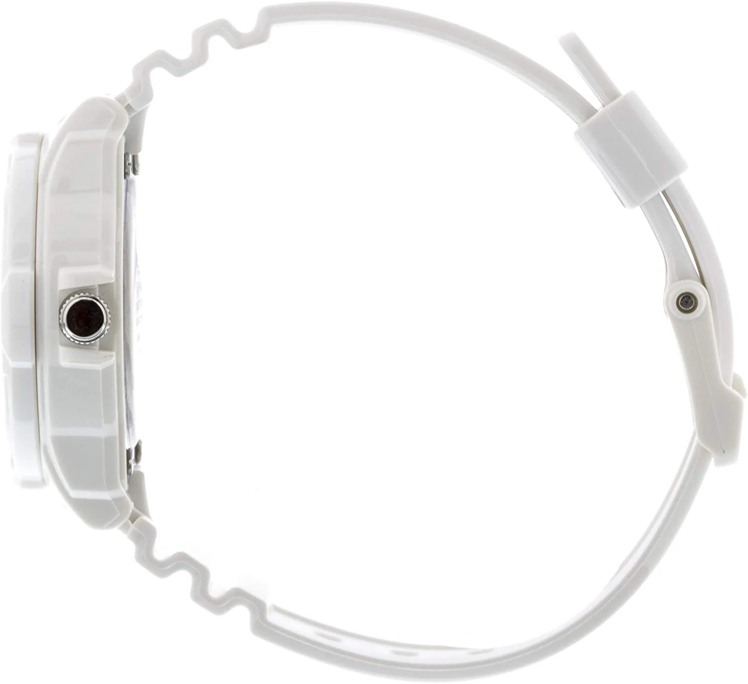 Casio Ladies Watch Analogue White Black - Image 4