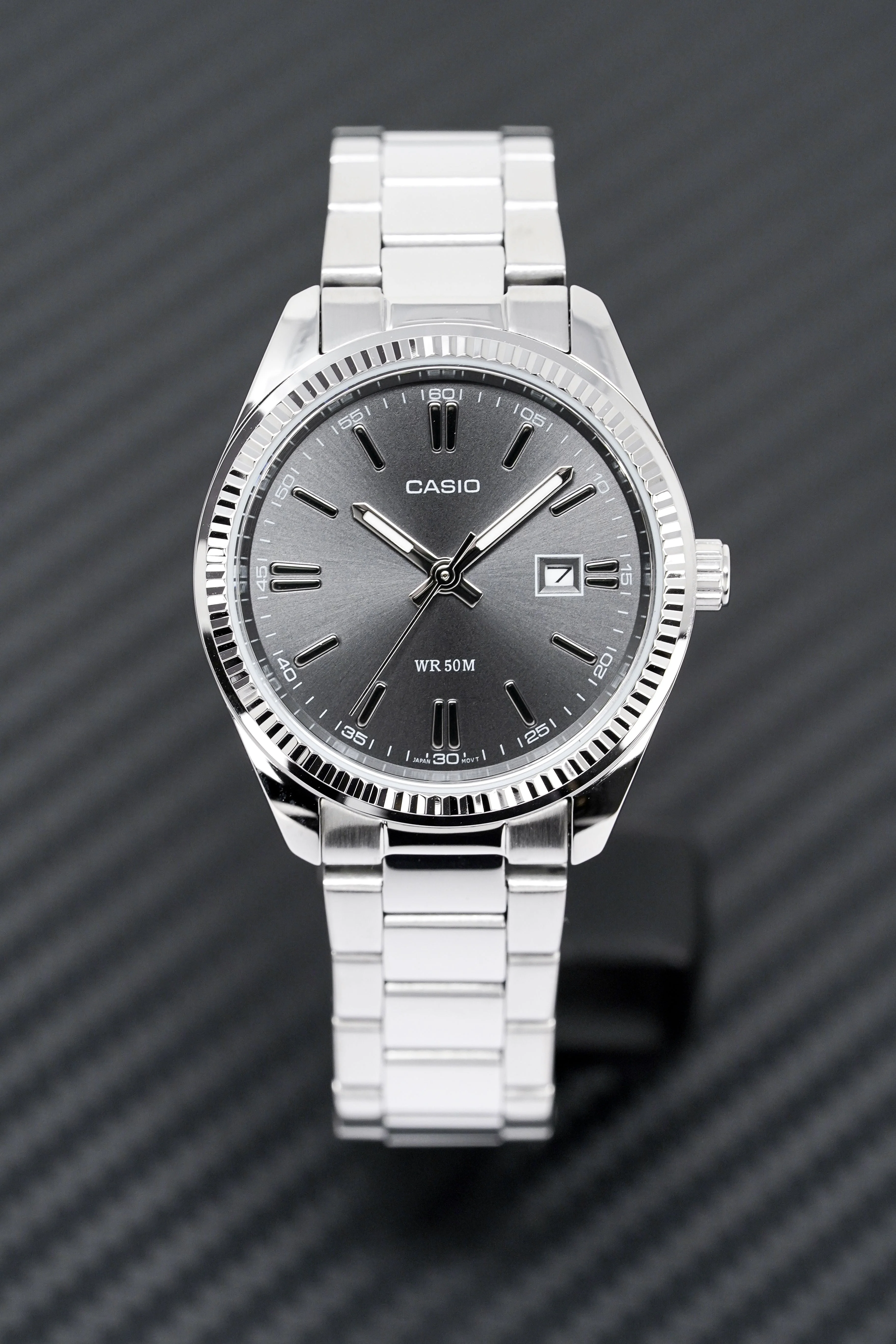 Casio Women's Watch Stainless Steel Black - Image 4
